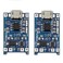 KiroSeeu 2PCS TP4056 Mirco-USB 5V 1A 18650 Lithium Battery Charger Module Charging Board with Dual Protection Functions