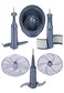 Use Dana Trading Food-Processor-Replacement Parts for NutriChef Multifunction Food-Processor Model Number: NCFPBLU (Blue