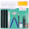 Keadic 29Pcs Modeler Basic Tools Craft Set Model Tools Kit Hobby Building Tools Kit for Professional Model Assemble Building