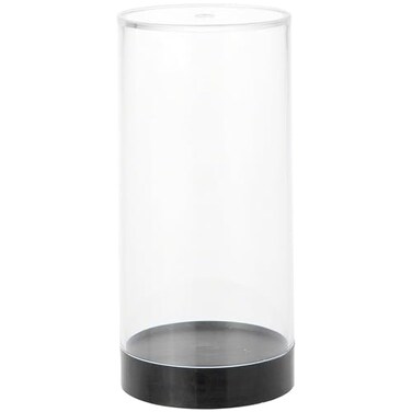 Protech CC-5 Round Storage / Display Acrylic Action Figure Display Case with Black Base, 2.25" W x 4.75" H x 2.25" D, 2-Pack