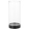 Protech CC-5 Round Storage / Display Acrylic Action Figure Display Case with Black Base, 2.25" W x 4.75" H x 2.25" D, 2-Pack