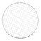 HARFINGTON 5pcs Round BBQ Grill Net 11.6" Dia Galvanized Iron Barbecue Mesh Mat for Baking Smoking Charcoal Grilling Roasting