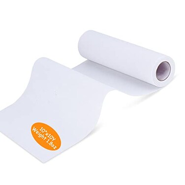 Simthread Tear Away Embroidery Stabilizer Embroidery Backing - 1.8 Ounces Medium Weight 10" x 10Y/Roll for Machine Embroidery