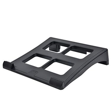 DAC Ventilated Height and Angle Adjustable Laptop Stand Riser for Desk, Non-skid, Cable Management Included 2.6" x 11.5" x 13