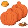 Dootafy Pumpkin Cake Pan 3 Pack - 7 Inch Silicone Fall Molds for Layer and Rainbow Baking - Halloween Thanksgiving Pancake Mold