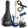 Ashthorpe 30-inch Kids Electric Guitar Beginner Kit with Amplifier (Blue, Basic Starter Package w/Gig Bag, Strings, Strap, Picks