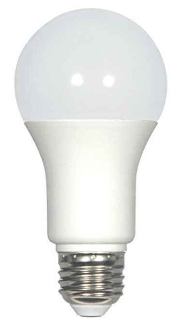 Satco S29837 6-Pack Solid State LED Light Bulb; 120 Volts; 9.8 Watts; 800 Lumens; A19 Medium Base; 3500; Dimmable; Frosted Finish