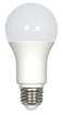Satco S29837 6-Pack Solid State LED Light Bulb; 120 Volts; 9.8 Watts; 800 Lumens; A19 Medium Base; 3500; Dimmable; Frosted Finish