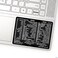SYNERLOGIC Microsoft Word/Excel (for WindowsReference Guide Keyboard Shortcut Sticker, Laminated, No-Residue Vinyl (Black/Large