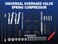 8MILELAKE Valve Spring Compressor, Universal Car Engine Overhead Valve Spring Stem Seal Remover Installer OHV OHC Compressor Tool Kit
