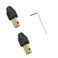 Ximimark 2Pcs 3.17mm Electric Motor Shaft Mini Chuck Fixture Clamp Drill Chuck Adapter 0.5mm-3.2mm Drill Bit Micro Chuck Fixing Device