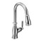 Moen Brantford Chrome Traditional One-Handle Kitchen Faucet with Pulldown Sprayer Featuring Power Boost and Reflex Docking System, 7185C