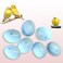 DummyEggs for Canary. Replace Laid Eggs with Plastic, Tricks Your Bird Everytime! 3/4 inch x 5/8" (18.5 x 15mm7 Safe Plastic Reproductions