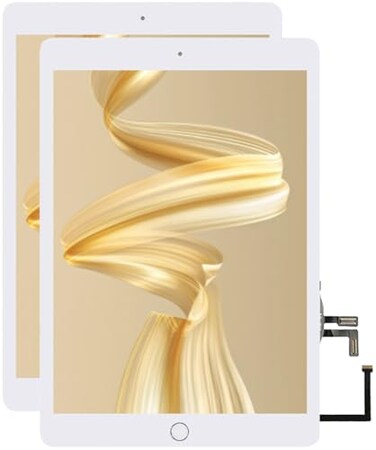 VDASO for iPad 5 5th Gen Screen Replacement A1822 A1823 2017 2 Pack Digitizer 9.7 Inch, for iPad 5th Generation Touch Glass with Home Button (White