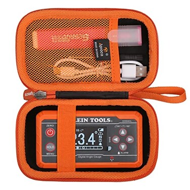Aproca Case Compatible with Klein Tools 935DAA / 935DAGL Digital Electronic Level Angle Gauge, Portable Storage Bag for Accessories (Case Only