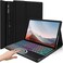 DKAHOEE Backlit Touchpad Keyboard Case for Microsoft Surface Pro 7 Plus, 6, 5, 4 - 12.3 Inch Tablet, 3-Zone Wireless Keyboard With Slim Stand Cover