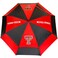Team Golf NCAA Texas Tech Red Raiders Golf Umbrella 62" Golf Umbrella with Protective Sheath, Double Canopy Wind Protection Design, Auto Open Button