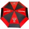 Team Golf NCAA Texas Tech Red Raiders Golf Umbrella 62" Golf Umbrella with Protective Sheath, Double Canopy Wind Protection Design, Auto Open Button