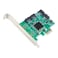 IO CREST 4 Port SATA III Expansion Card with Low Profile Bracket - 6Gbps SATA 3.0 Controller PCI Express x1 Marvell 9215 for Windows 11/10/8/7/XP/Vista/Linux