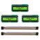 AITIAO 3 Pack 1602 LCD Display Module IC I2C TWI 16x2 Characters Serial Interface Adapter LCD Module for Raspberry Pi DIY Project IoT (Green Display