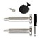iParto 2 Pack Replacement Vertical Base Stand Holder Bottom Screws for Sony PlayStation 5 PS5 Stand Support Fixing Screw Replacement with Screwdriver