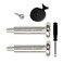 iParto 2 Pack Replacement Vertical Base Stand Holder Bottom Screws for Sony PlayStation 5 PS5 Stand Support Fixing Screw Replacement with Screwdriver