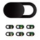 Mizi Webcam Privacy Cover Slide [6 Pack], Cute Camera Blocker Sticker, Protect Your Privacy and Security for Computer, Laptop, TabletsPhones - Plant