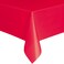 Unique Stunning Ruby Red Rectangular Plastic Table Cover - 54" x 108", 1 Count - Premium Quality Tablecloth, Eye-CatchingVibrant Design - Ideal For PartiesEvents