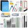 WMYCONGCONG 62 PCS Gundam Model Tools Kit Modeler Basic Tools Hobby Building Tools Kit for Buildings Cars Airplanes Model Assemble Building Repairing and Fixing