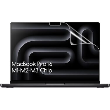 KEANBOLL 3 Pack Designed for MacBook Pro 16 inch Screen Protector (M5 / M5 Pro / M5 Max / M4 / M4 Pro / M4 Max / M3 / M3 Pro / M3 Max / M2 / M1 Chip, HD Crystal Clear Shield (PET