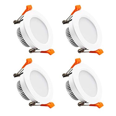 YGS-Tech 2 Inch LED Recessed Lighting, Dimmable LED Downlight 3W (35W Halogen Equivalent, CRI80, 2700K Ultra Warm White Ceiling Light with LED Driver, Canless Recessed Light (4 Pack