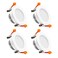 YGS-Tech 2 Inch LED Recessed Lighting, Dimmable LED Downlight 3W (35W Halogen Equivalent, CRI80, 2700K Ultra Warm White Ceiling Light with LED Driver, Canless Recessed Light (4 Pack