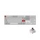 Keychron Q6 Pro Full-Size RGB Bluetooth Custom Mechanical Keyboard, Full Aluminum QMK/VIA Programmable Knob KSA Double-Shot PBT Keycap Hot-Swappable Brown Switch, Mac Windows Linux-White