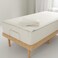 QuickZip Fitted Plus Spare Bundle: 1 Fitted Sheet (BaseZip Sheet1 Zip Sheet - Easy to Change, Won’t Pop Off - Soft Percale 400 TC 100% Cotton - 15” Deep Pockets Twin XL Size – Ivory