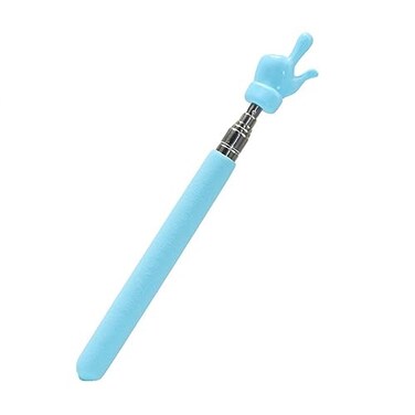 AIKESIWAY Teacher Pointer Sticks Finger,Pointer for Classroom,Telescoping Hand Pointer, Retractable Classroom Pointer Fingers for Elementary School Kindergarten Teacher,Classroom Supplies (1 PCS, Blue