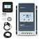 EPEVER 40A Solar Charge Controller MPPT 12V / 24V Auto Max.PV 100V Input Negative Ground Solar Panel Charge Regulator with MT50 Remote Meter Temperature Sensor RTSPC Communication Cable RS485