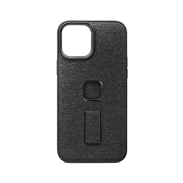 Peak Design Mobile Everyday Loop Phone Case for iPhone 13, Charcoal, With Loop, Slim Profile, 6 ft Drop Protection, Weatherproof Fabric Shell, SlimLink Connects to Peak Design Mobile MountsGear