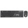 Manhattan Wireless Keyboard and Mouse Combo - Full-Size USB Wireless Keyboard Mouse Set with 2.4GHz Dongle for PC Computer Laptop - Compatible with Windows and Mac &ndash; 3 Year - Black 178990