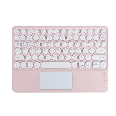 Dtobhars Bluetooth Keyboard,10-inch Wireless Bluetooth Keyboard with Touchpad for iPad Ultra-Slim Small Portable Rechargeable Keyboard with Trackpad for iPad iPhone Tablet Android Phone PC Computer Ma