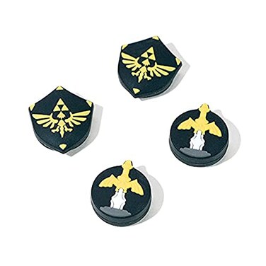 PERFECTSIGHT Cute Switch Thumb Grip Caps Compatible with Nintendo Switch OLED Lite Console, Kawaii Soft Silicone Analog Stick Button Cover for NS Joycon Controller, 4PCS Joystick Cap (Skyward Sword