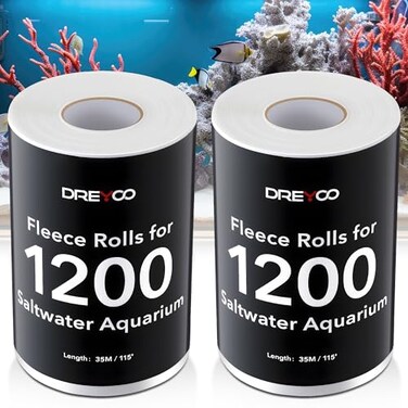 Dreyoo 2 Pack Replacement Fleece Roll Compatible with Reef 1200