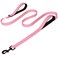 Joytale Dog Leash for Large Dogs That Pull, Double Handle, 6FT, Pink