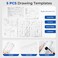 Nicpro 30PCS Professional Drafting Tools &amp; Geometry Set with Case