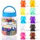 Odoorgames 100 Pcs Translucent Counting Bears - Light Table Manipulatives