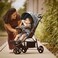 Evolur Breeze Stroller in Grey, Adjustable Backrest &amp; Canopy, Compact Fold Lightweight Baby/Toddler Stroller with Storage Basket