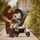 Evolur Breeze Stroller in Grey, Adjustable Backrest &amp; Canopy, Compact Fold Lightweight Baby/Toddler Stroller with Storage Basket