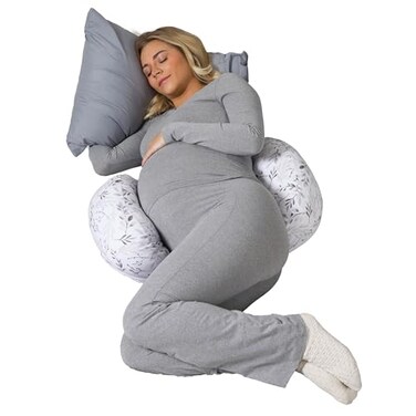 Boppy Side Sleeper Pregnancy Pillow, Maternity Support, Stay-Put Design