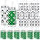 Maxdot 24 Pack 14.2 Oz Soccer Plastic Cups with Lid Straw