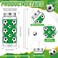 Maxdot 24 Pack 14.2 Oz Soccer Plastic Cups with Lid Straw