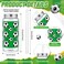 Maxdot 24 Pack 14.2 Oz Soccer Plastic Cups with Lid Straw